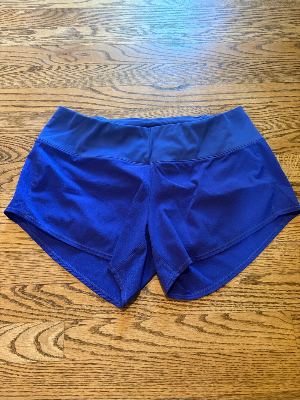 Oiselle Roga Shorts Blue Purple